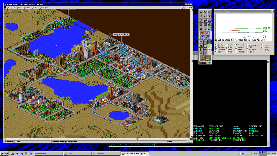 SimCity2000 for Windows using wine32